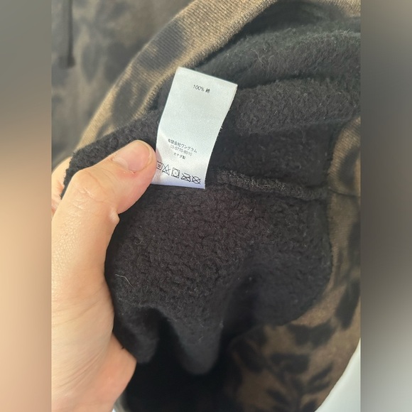 Supreme BLEACHED LACE HOODY BLACK - Picture 9 of 12